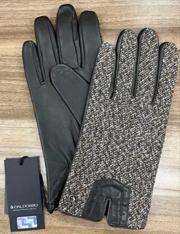 DAL DOSSO 가죽 장갑 브라운 8