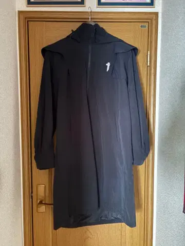 JIYEIND 24AW 더블 지퍼 롱 윈드 브레이커