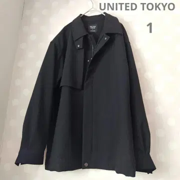 UNITED TOKYO 23SS 스트레치 블랙 블루종 자켓