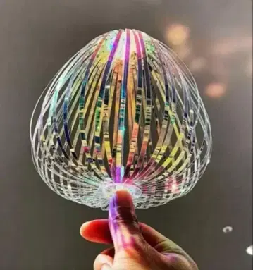 레인보우 스틱 귀여운 힐링 방울 달린 예쁜