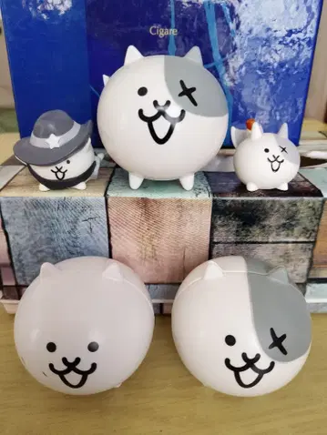 냥코 대전쟁 캐릭터 캡슐 토이 묶음 판매 가챠 5체 세트