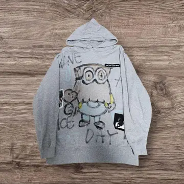 게르니카 페인트 후드티 미니언 게르니카