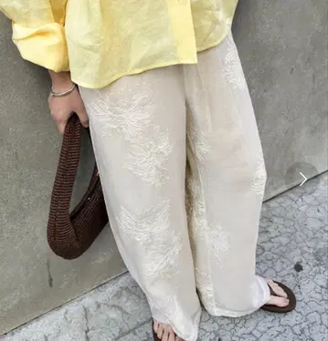 저널 스탠다드 시어 레이스 레이어드 팬츠