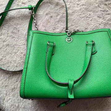 Michael Kors 그린 가죽 핸드백