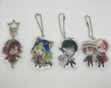 늑대 게임 스튜디오 와사비 아크릴 키링 모리 미사키 카미키 리츠