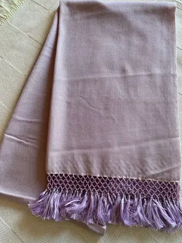 연보라 프린지 스톨 파슈미나