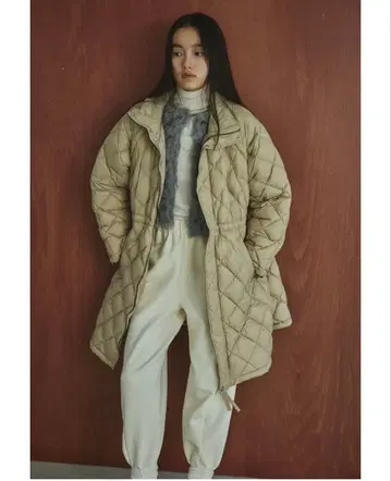 스타일믹서기 별주 TAION 롱 다운 코트 베이지