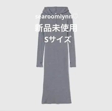 SeaRoomlynn 후디 슬림 컷 드레스 그레이 S 사이즈