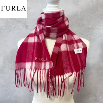 훌라 체크 머플러 캐시미어