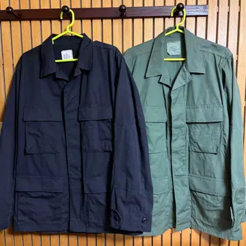 미군 실물 BDU BLACK 357 GREEN 483 2벌 세트