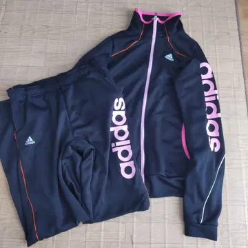 adidas 블랙 핑크 저지 S 사이즈 여성용