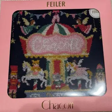 [ 미사용 새상품 ] 페이러 x 차코트 손수건 홀리데이 시즌 라즈베리