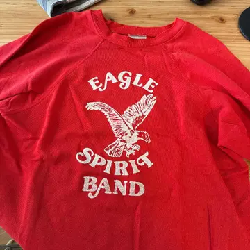 Hanes 빨간색 EAGLE SPIRIT BAND 트레이닝복 M