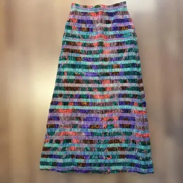 used vintage 롱 스커트 벨로아 패턴