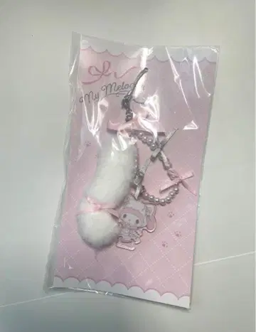 미개봉 새상품 산리오 화이트 고양이 발레리나 스트랩 마이멜로디