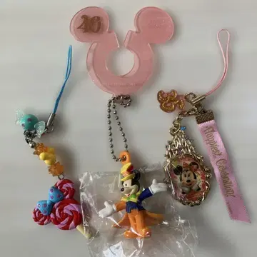 디즈니 키링 3개 세트 미니 35주년 40주년