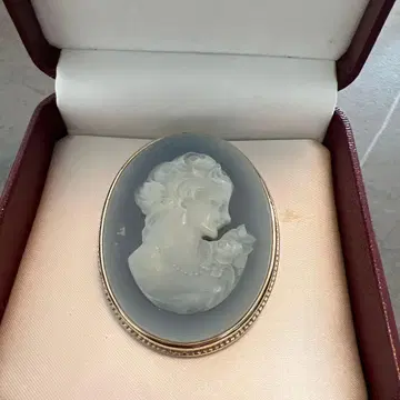 유품 정리 카메오 브로치 펜던트 탑 액세서리 N4