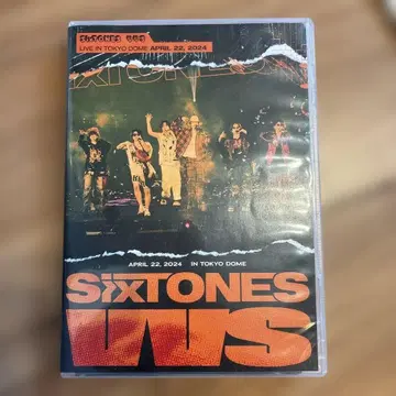 SIXTONES WS LIVE IN TOKYO DOME DVD