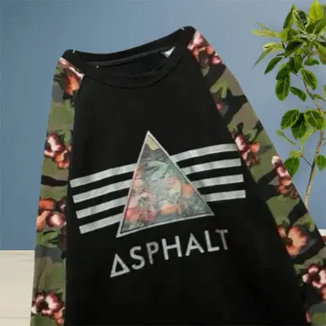 ASPHALT 남성용 트레이닝복 블랙 카모플라쥬