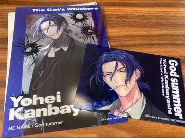 파라라이 6주년 팝업 특전 메탈릭 카드 칸바야시