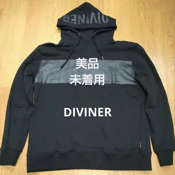 할인 서비스 제공합니다 DIVINER 블랙 후드티
