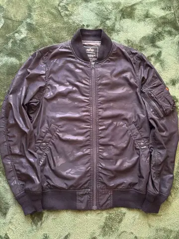 ALPHA INDUSTRIES MA-1 플라이트 자켓 블랙 M