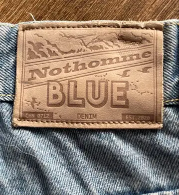 Nothomme BLUE 와이드 레그 데님