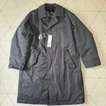 [ 미사용 새상품 ] 패디드 오버 사이즈 스텐카라 코트