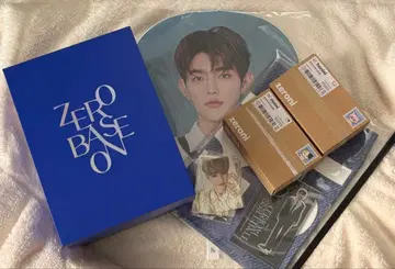 ZEROBASONE 응원봉 장하오 트레이딩 카드 부채 세트