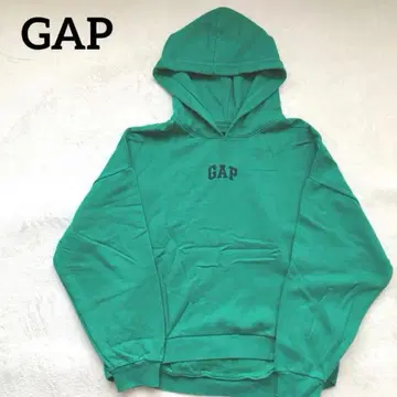 GAP 빈티지 소프트 하이로우 속기모 후드티 그린(S)