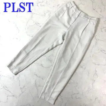 PLST 플라스테 슬랙스 화이트 폴리에스테르 XS C4795