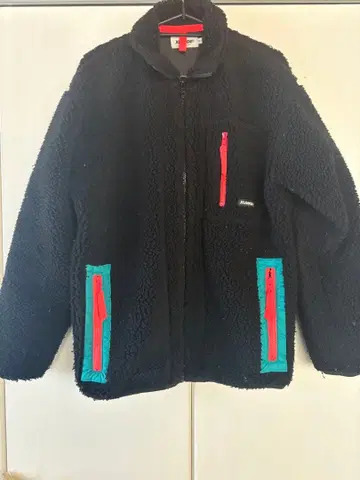 XG 보아 자켓 S 사이즈 블랙/빨간색/파랑