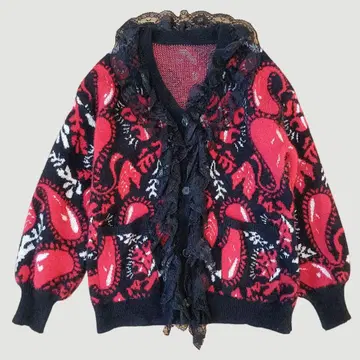 BBaroma 페이즐리 무늬 가디건 프리 사이즈