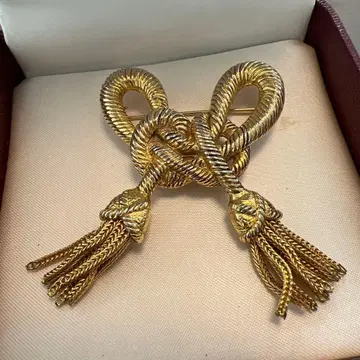 유품 정리 브로치 RYKIEL 골드 금 N7