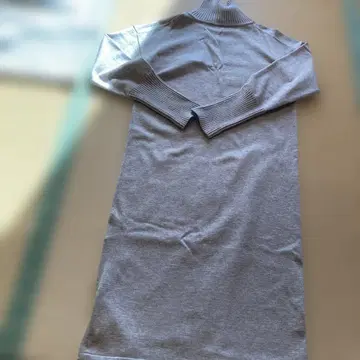 니트 터틀넥 롱 원피스