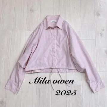 Mila owen 드로스트 숏 셔츠