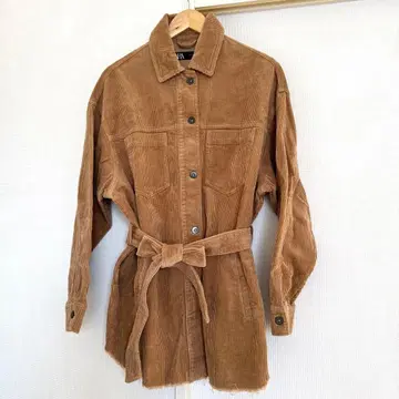 [ 즉시 구매 OK ] - ZARA 자라 코듀로이 자켓 롱-