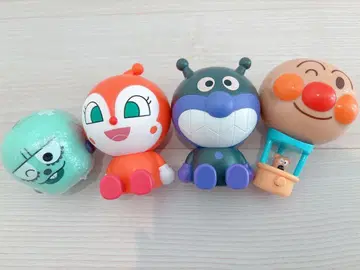 [미개봉 새상품 포함] 호빵맨 캐릭터 4체 세트