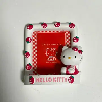 산리오 헬로키티 딸기 사진 액자 포토 프레임 레어 레트로