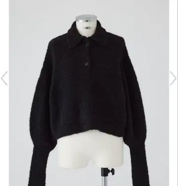 Boucle short knit 부클레 니트탑 36