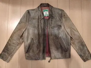 브라운 가죽 자켓 L 사이즈