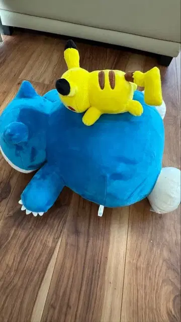 포켓몬 제일복권 B상 카비곤&피카츄 봉제 인형