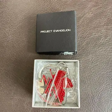 [미사용 새상품] 에반게리온 주얼리 키링 빨간색