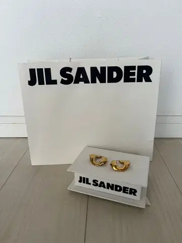 질 샌더 골드 귀걸이