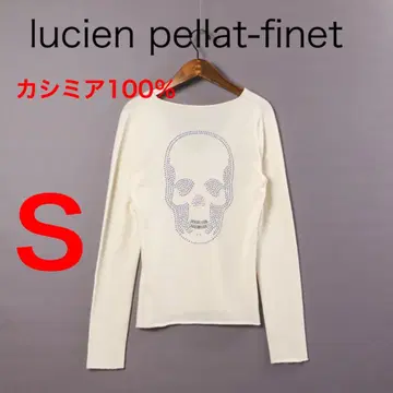 H3741-167 루시앙페라피네 캐시미어 100% 스컬 모티브 니트