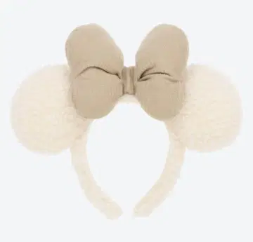 미키 귀 머리띠 베이지