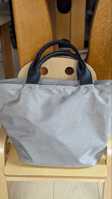 그레이 레오파드 무늬 토트백 숄더백