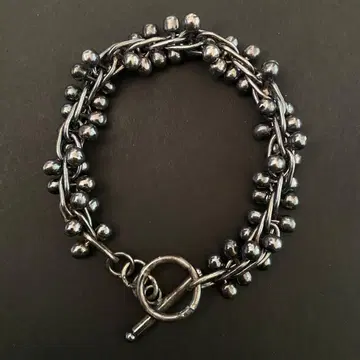 빈티지 멕시코 실버 DNA 링크 팔찌