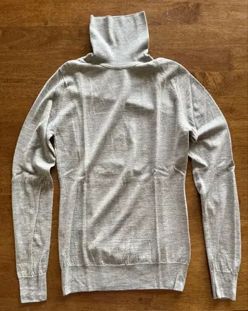 JOHN SMEDLEY 그레이 터틀넥 스웨터 S