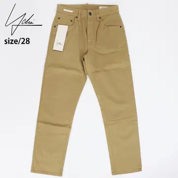 미사용 새상품 YCHAI ROBUSTO 개버딘 팬츠 28 카멜